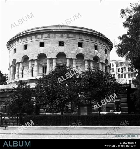 Paris France Rotonde De La Villette Customs Building At The Former