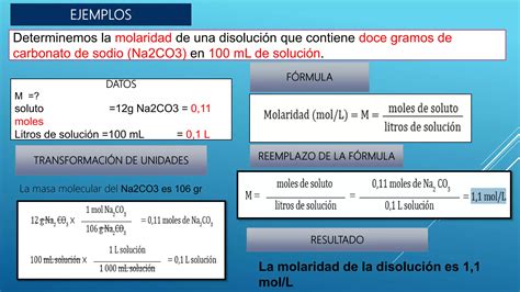 Molaridad Ppt