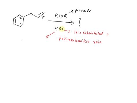 Solved What Is The Product Of The Following Reaction Roor Hbr Br Br