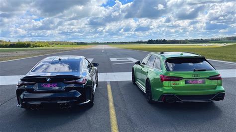 Bmw M Drag Races Audi Rs Avant Annihilation Follows Autoevolution