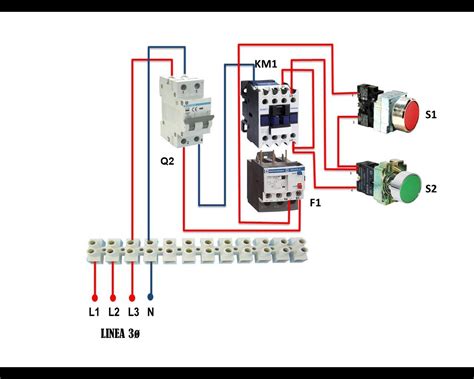 Diagrama De Arranque Y Paro De Un Motor Monofasico Coparoman