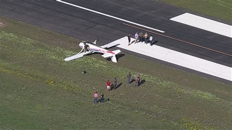 Terrell Plane Lands Upside Down Near Runway