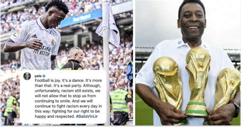 'Football is joy. It's a dance' - Pele sends message to Vinicius Jr ...