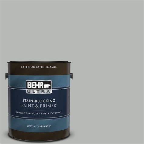 Behr Ultra Gal N Lunar Surface Satin Enamel Exterior Paint