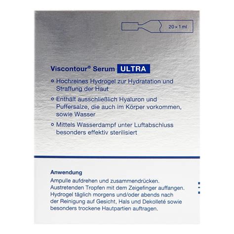 Viscontour Hyaluron Ultra Serum Ampullen Online Kaufen