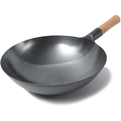 Wok En Fer Traditionnel Martel La Main Marmite Chinoise Usage