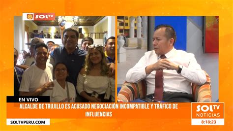 Alcalde de Trujillo es acusado negociación incompatible y tráfico de