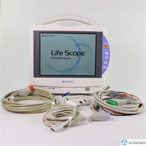 Nihon Kohden Bsm A Life Scope With Cables