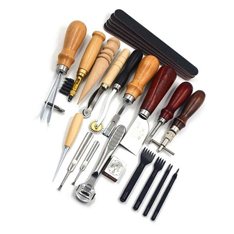 Leather Tool Pcs Set Leather Craft Punch Tools Leathercraft Stitching