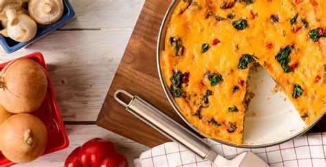 Farmers Market Frittata Borden® Cheese