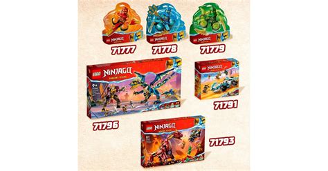 LEGO 71796 Ninjago Kaiserliches Mech-Duell gegen den Elementardrachen ...