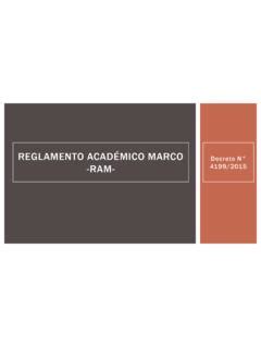 Reglamento Académico Marco RAM reglamento acad 233 mico marco ram