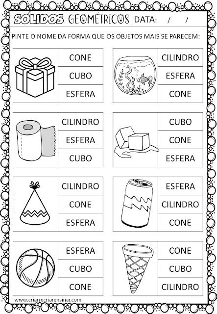 Atividades Sólidos Geométricos