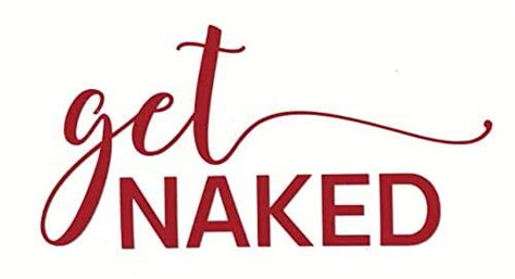 Amazon Custom Get Naked Vinyl Decal Funny Bumper Sticker For Tumblers Laptops Car
