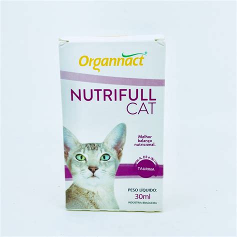 Suplemento Alimentar Completo Nutrifull Cat Organnact Ml