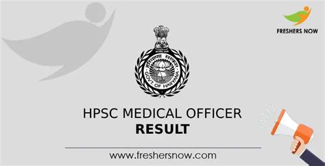 HPSC Medical Officer Final Result 2024 Out Cut Off Merit List