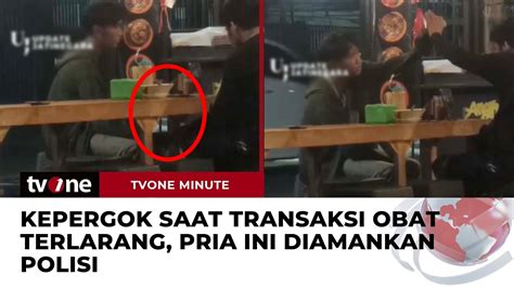 Terduga Pengedar Obat Terlarang Terciduk Saat COD Di Angkringan Jaktim