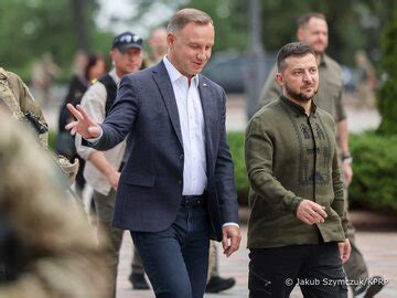 Zełenski w Warszawie Prezydent Ukrainy dotarł bezpiecznie do celu