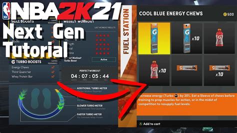 How To Get Gatorade Boosts In NBA 2K21 NBA 2K21 Next Gen Tutorial