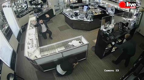 Surveillance Video Shows Armed Robbery Of Plaza Jewelers In San Jose