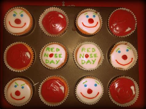 Comic Relief Red Nose Day Cakes Bake Sale