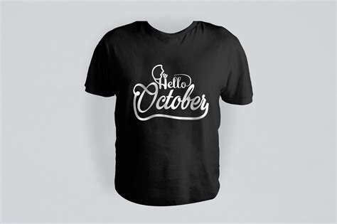 Hello October Graphic by Rasel Design · Creative Fabrica