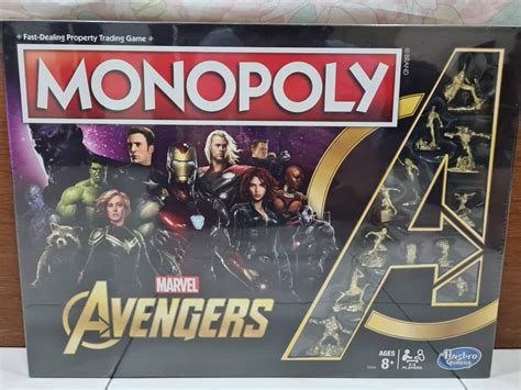 Hasbro Marvel Monopoly Avengers Edition READYSTOCK Hobbies Toys