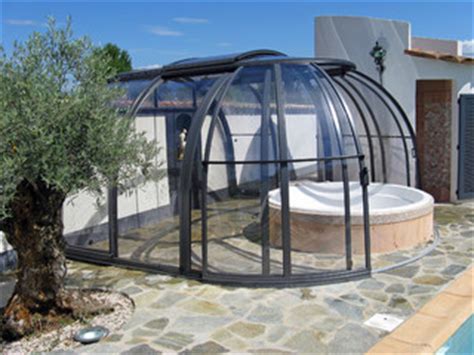 Hot Tub Enclosure Oasis Galleries Retractable Hot Tub Enclosure Sunrooms Enclosures