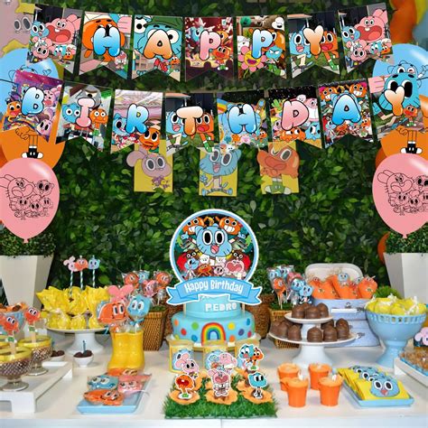 Gumballs Party Room - Snapklik.com : The Amazing World Of Gumball Party Supplies,Birthday ...