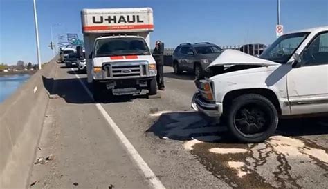 Multi Car Crash Snarls Blue Bridge Tuesday Video