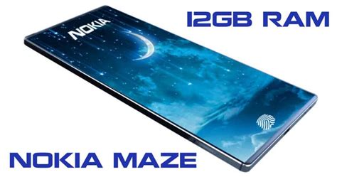 Nokia Maze 2019 carro chefe 12 GB de RAM 7800 mAH de bateria câmeras