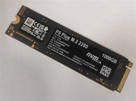 SSD NVMe M.2 накопитель Crucial P5 Plus объемом 1 Тбайт | Обзоры ...