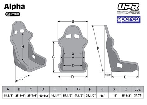 Sparco Alpha Racing Seat At The Best Prices Racing Supply