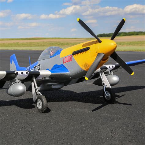 E Flite P 51d Mustang 15m Bnf Basic Combo Horizon Hobby