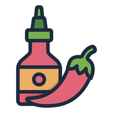 Chili Sauce Generic Color Lineal Color Icon