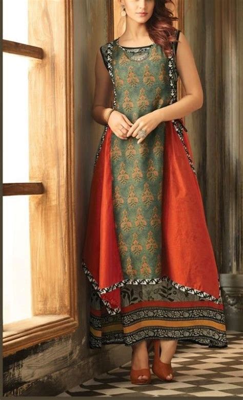 Kurti Print Mix And Match Kurti Designs Dresses Fashion Design