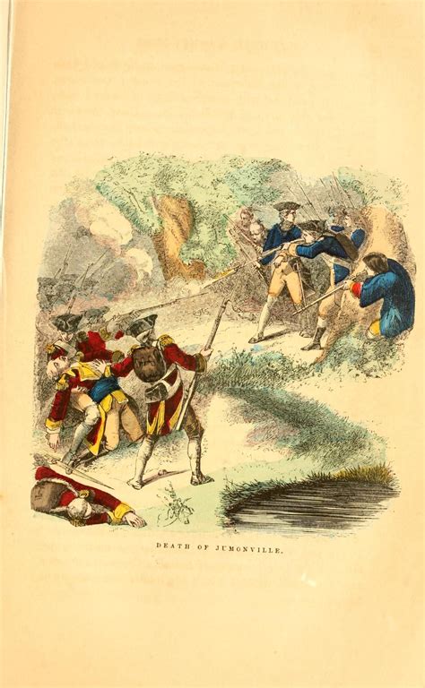 Depiction Of The Battle Of Jumonville Glen 1754 Illustration From J T Headley S The