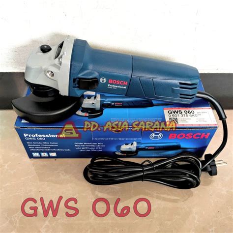 Jual Mesin Gerinda Tangan Inch Bosch Gws Angle Grinder Di Lapak