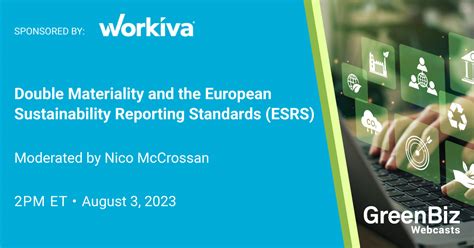 Double Materiality And The European Sustainability Reporting Standards