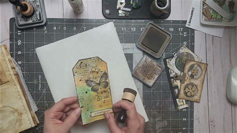 Grungy Junk Journal Process Video Part 32 Youtube