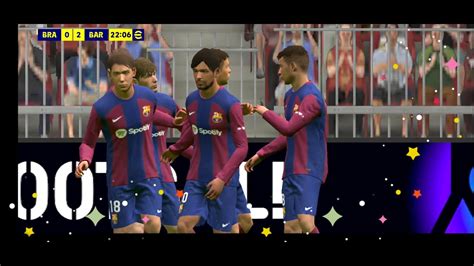 Efootball 2024 FC Barcelona Vs Brazil Tutorial YouTube