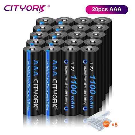 Cityork V Aaa Nimh Akku A Ni Mh Aaa Batterien Mit Batterie Box F