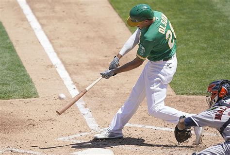 A's Matt Olson is hitting home runs - only