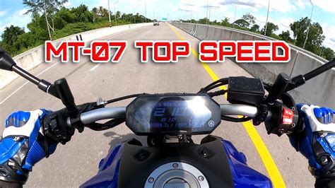 Yamaha Mt Top Speed Youtube