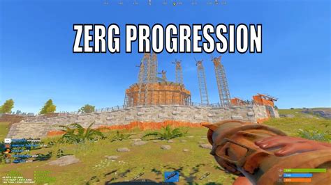 Rust Zerg Progression Online Raid Pvp Youtube