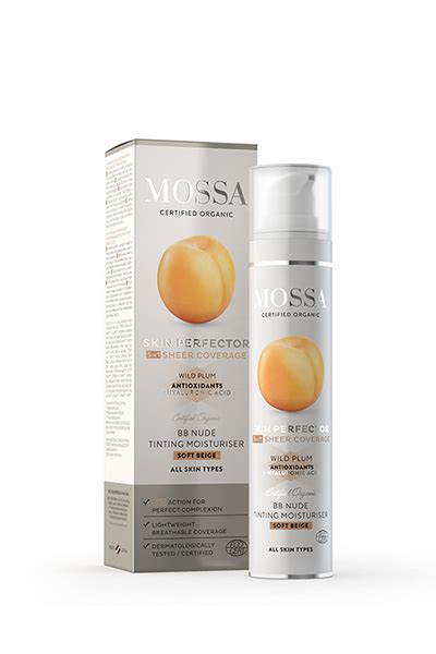 MOSSA COSMETICS BB Nude Soft Beige 5 In 1 Tint Moisturiser Crema Colorata BB Soft Beige Bio