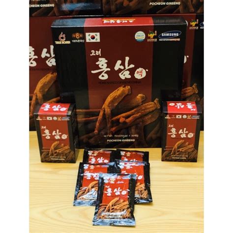 QUÀ TẶNG NƯỚC HỒNG SÂM 6 NĂM TUỔI KOREAN RED GINSENG DRINK POCHEON