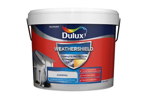 Farba Elewacyjna Weathershield Complete Popielaty L Dulux