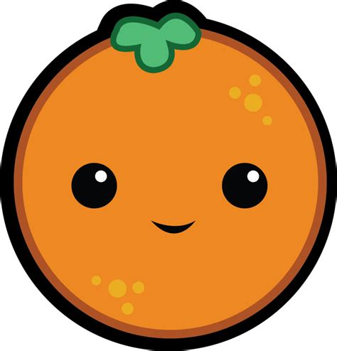 Cartoon Orange Png 900938 Cute Kawaii Drawings Fruit Cartoon