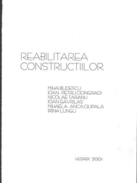 PDF Reabitarea Constructiilor DOKUMEN TIPS